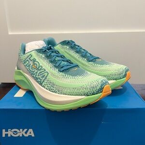 NEVER WORN | Hoka Mach X Tennis Shoe | Green | Size 11D